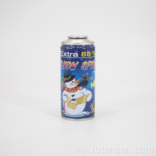 Лимена конзерва за спреј за снег